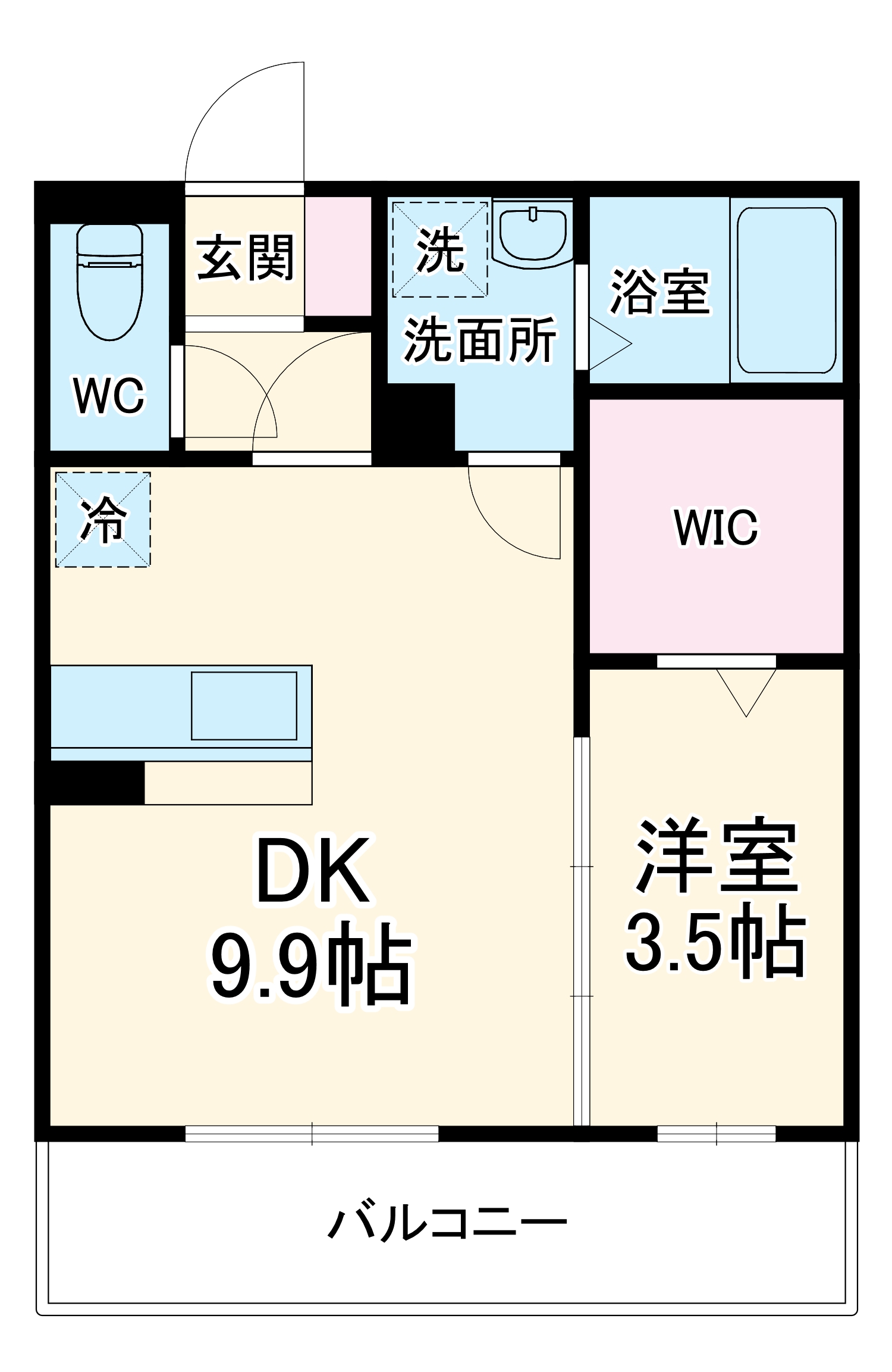 ティーロワ湘南の間取り