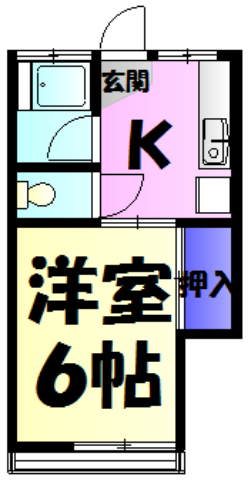 田中アパートの間取り