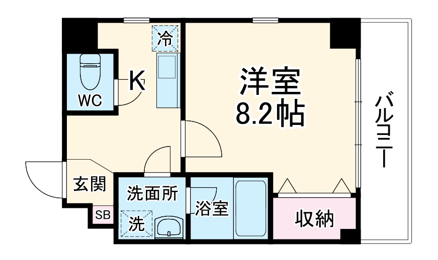カーサ千種Aの間取り
