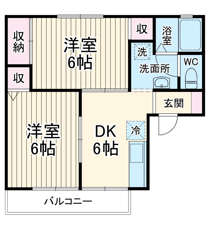 ブライティアBの間取り