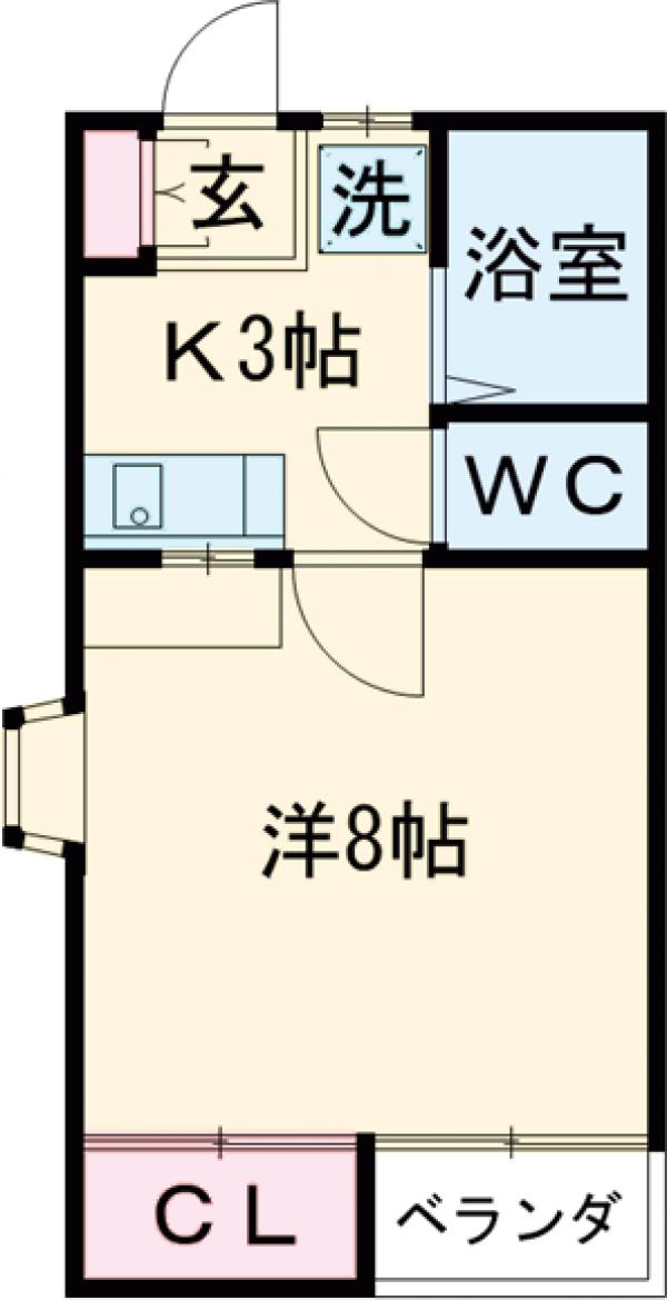 ステイシアⅢ大嶋レジデンスDの間取り