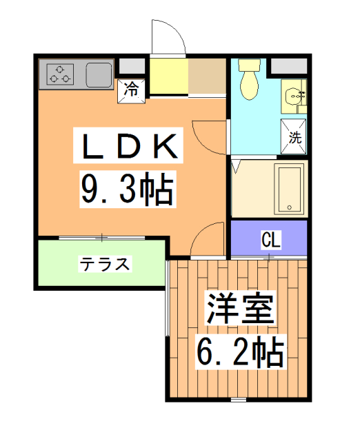 デルフィの間取り