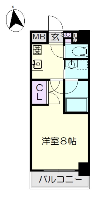 RAFFLE OZONEの間取り