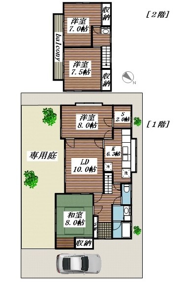 岡田様邸の間取り