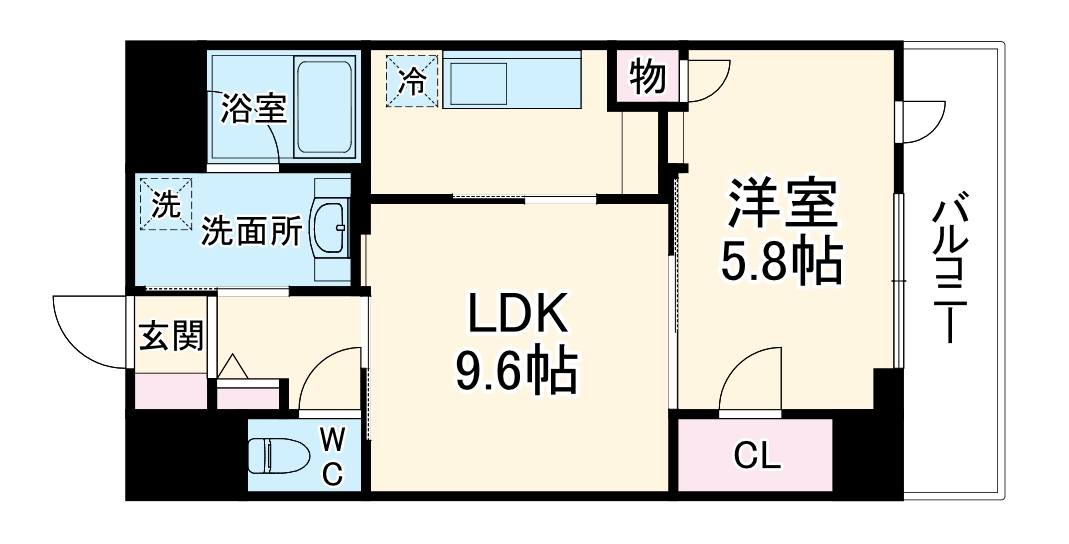 RESIDENCE丸の内七間町の間取り