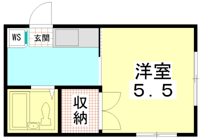 コテージマリンの間取り