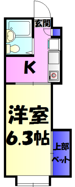 チェーロ轟の間取り