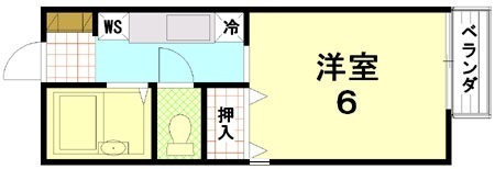 COZY STATION UTANOの間取り