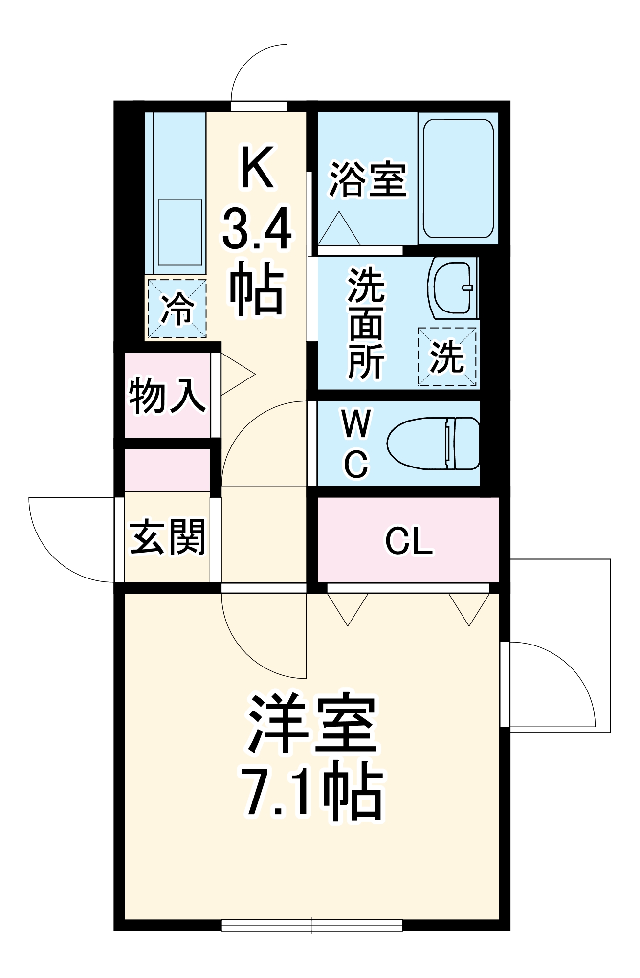 さくら湘南の間取り