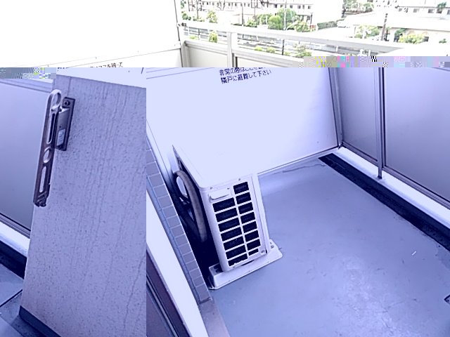 12/25 バルコニー