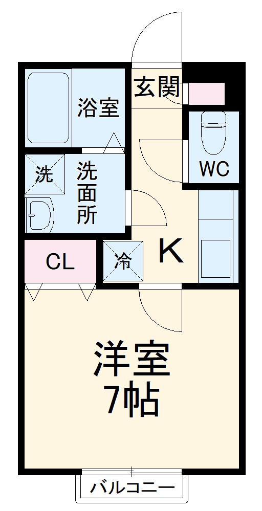 アドバンテージ稲毛の間取り