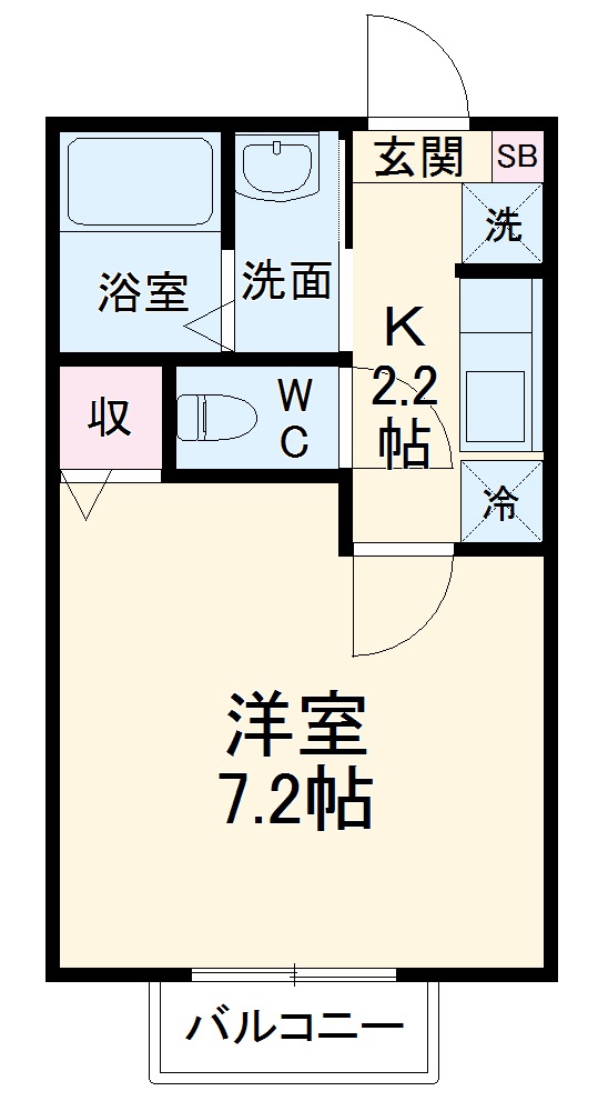 ヴィジオーネ西千葉の間取り