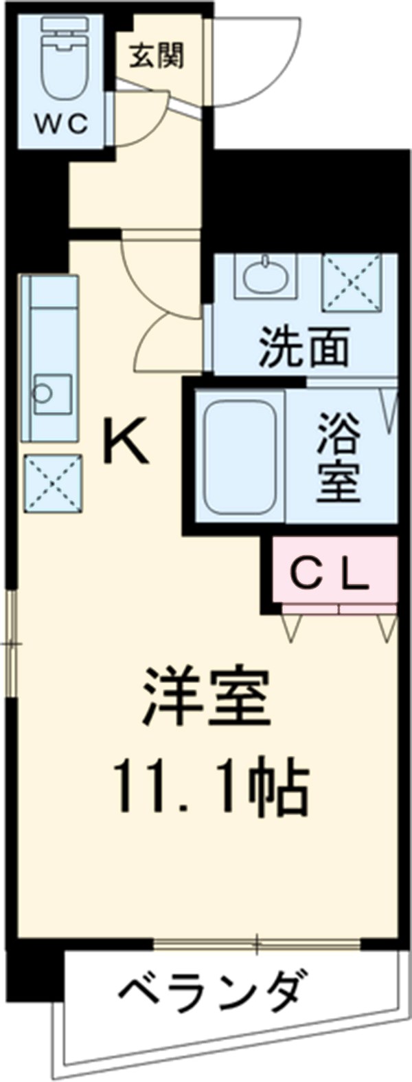 ウィングコート徳川の間取り