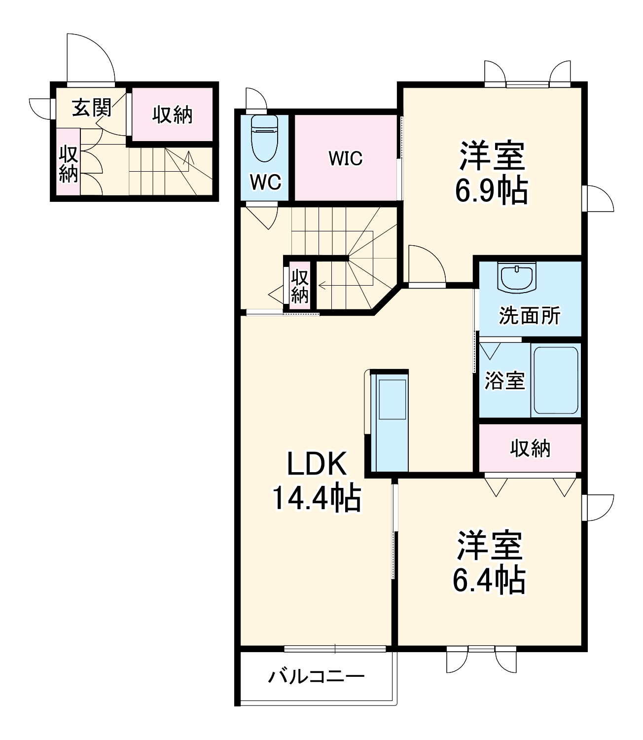グランドカーサみずきの間取り