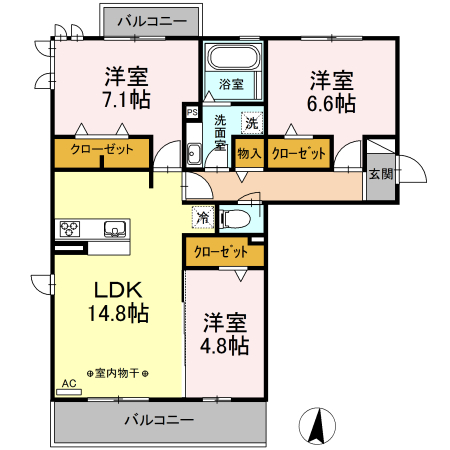 Key Tailの間取り