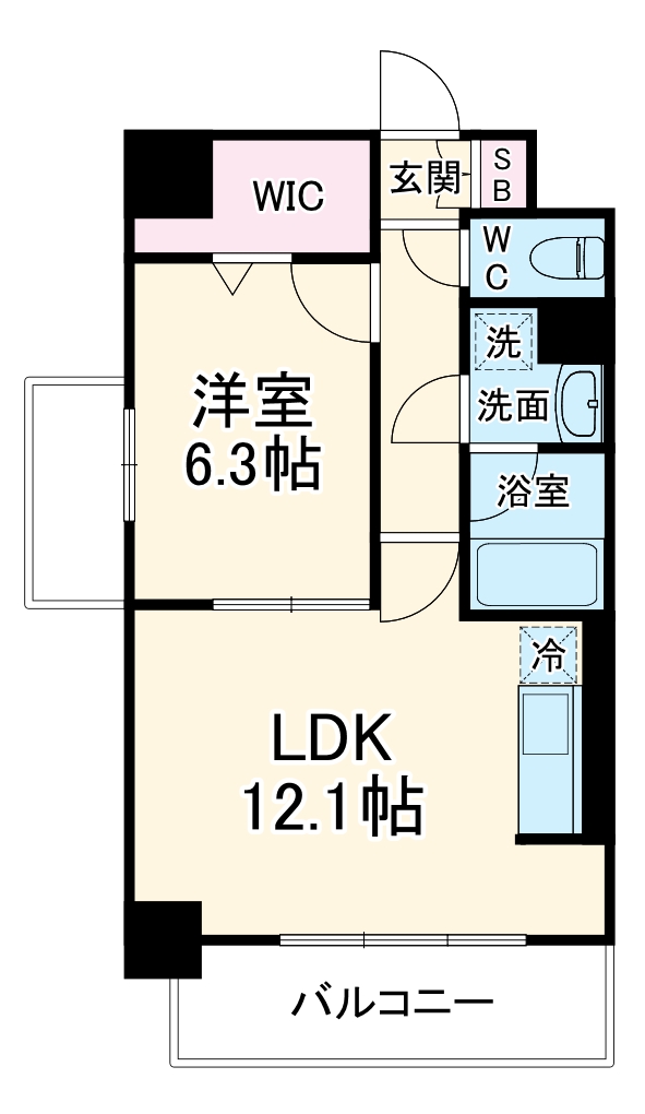 グランディール湘南の間取り