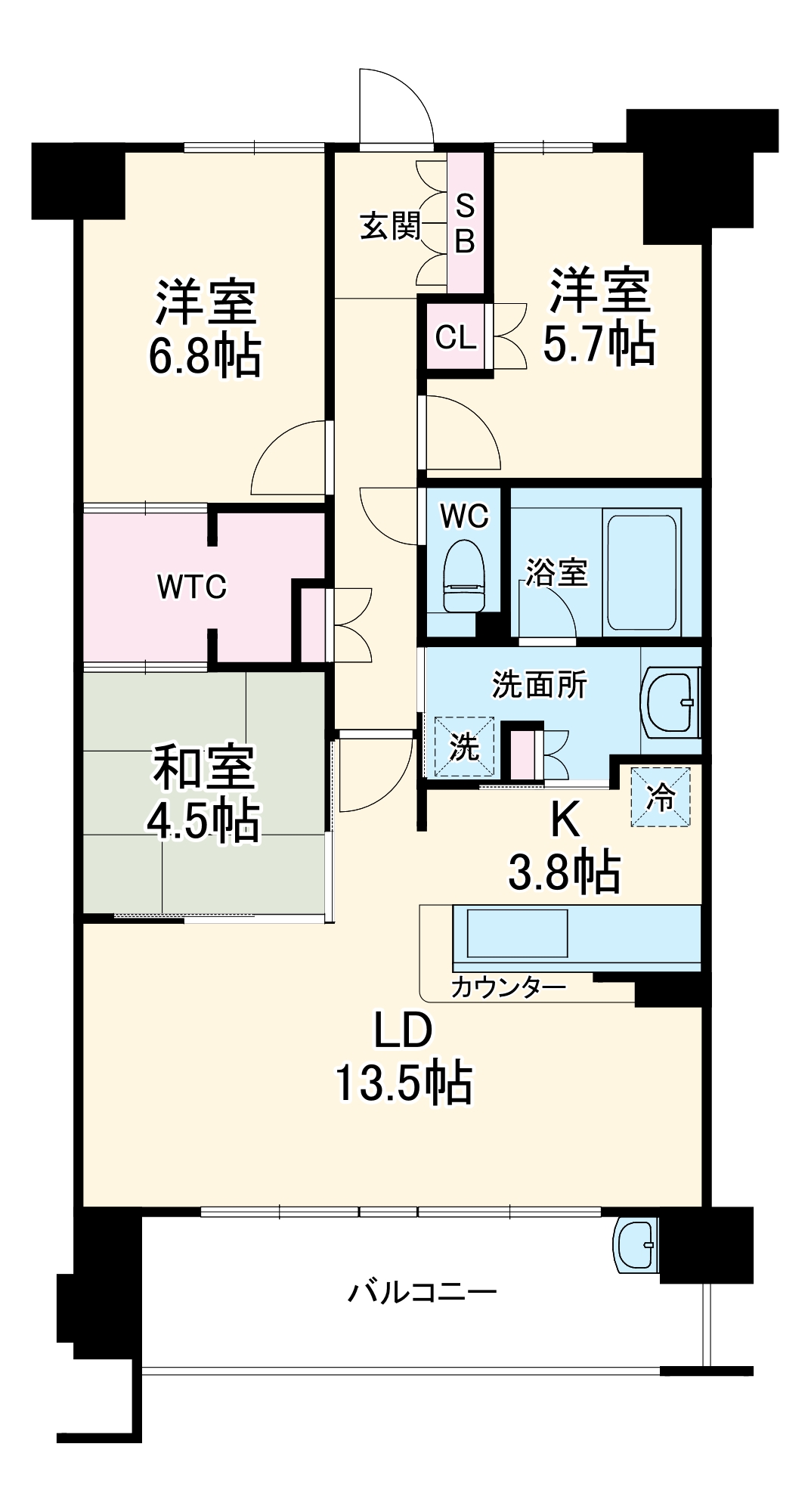 1/1 間取
