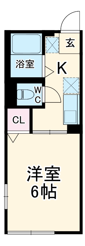 パークサイド Kの間取り