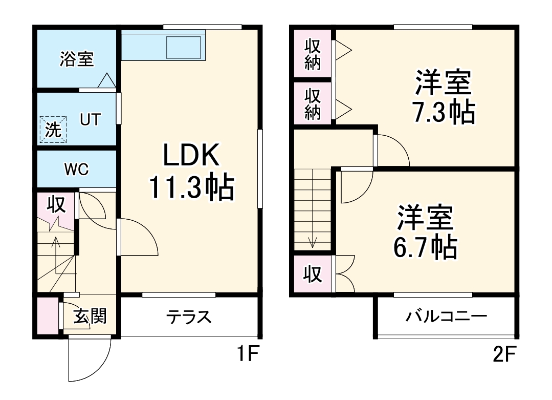 ルミエール甚目寺の間取り