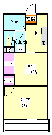 メゾン静一号棟の間取り
