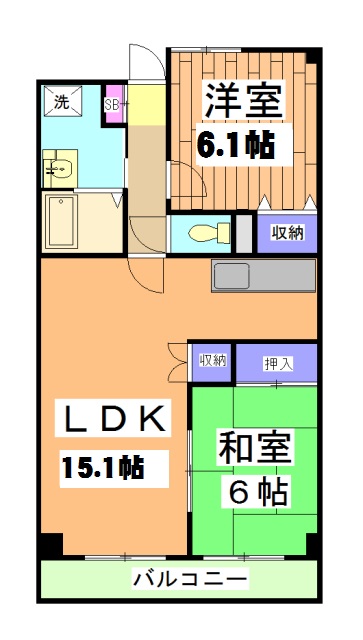 さとうⅢの間取り