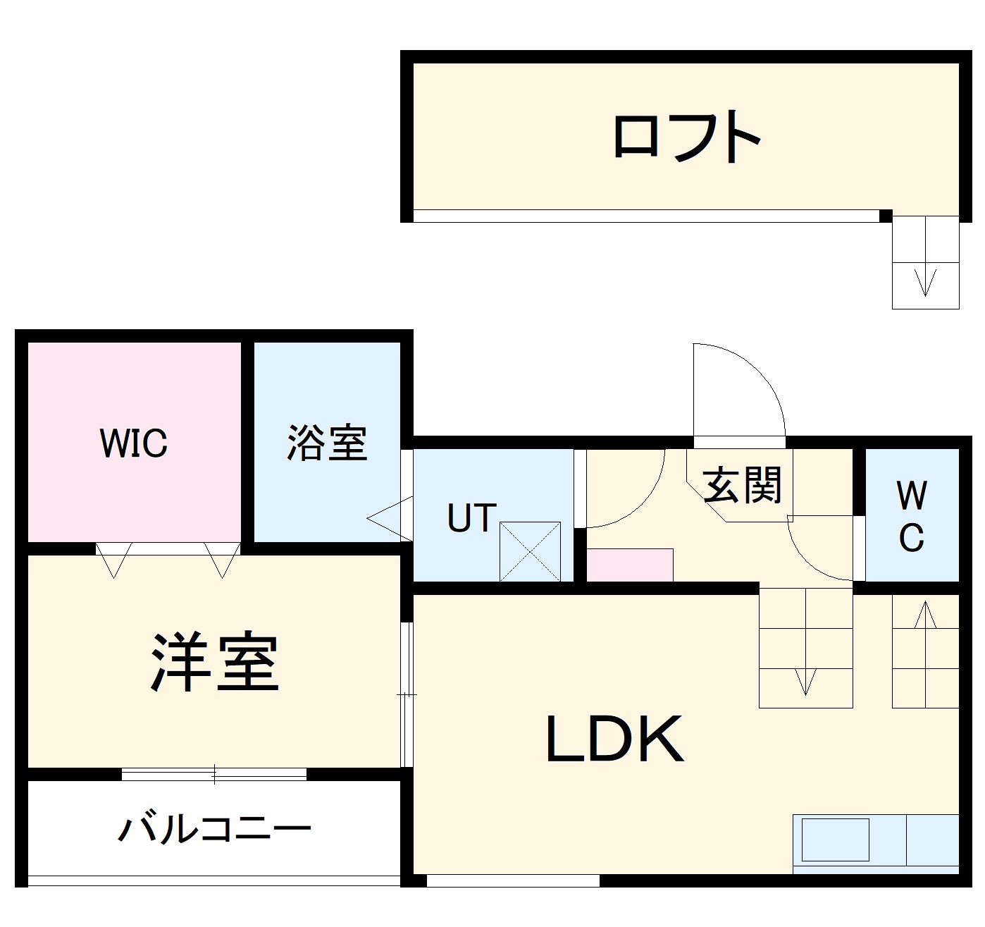 Maison Lafreの間取り