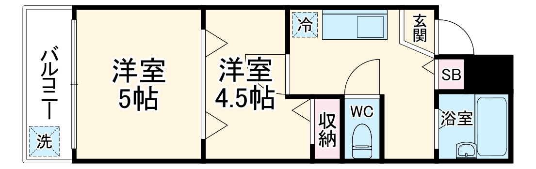 アルティスタ三条の間取り