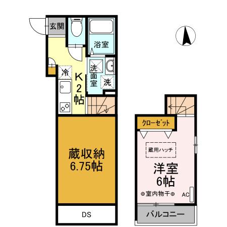 タカラコートⅠ・102号室の間取り