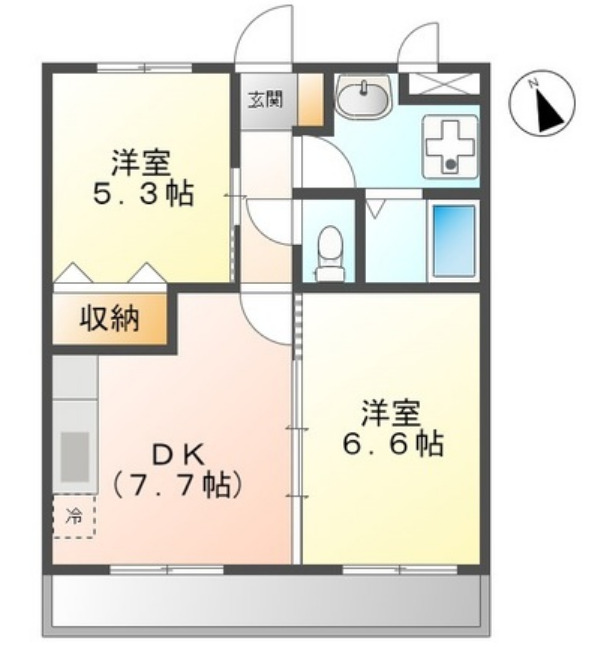 グレイスシャトー21の間取り