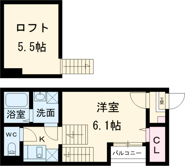サンブラスハイム大曽根の間取り