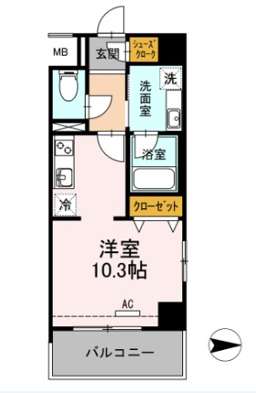 黄金森ガーデンⅠの間取り