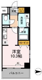 黄金森ガーデンⅡの間取り