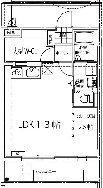 ピエールオリジンの間取り