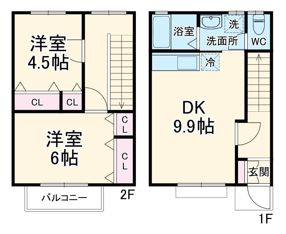 テラスハウス湘南の間取り