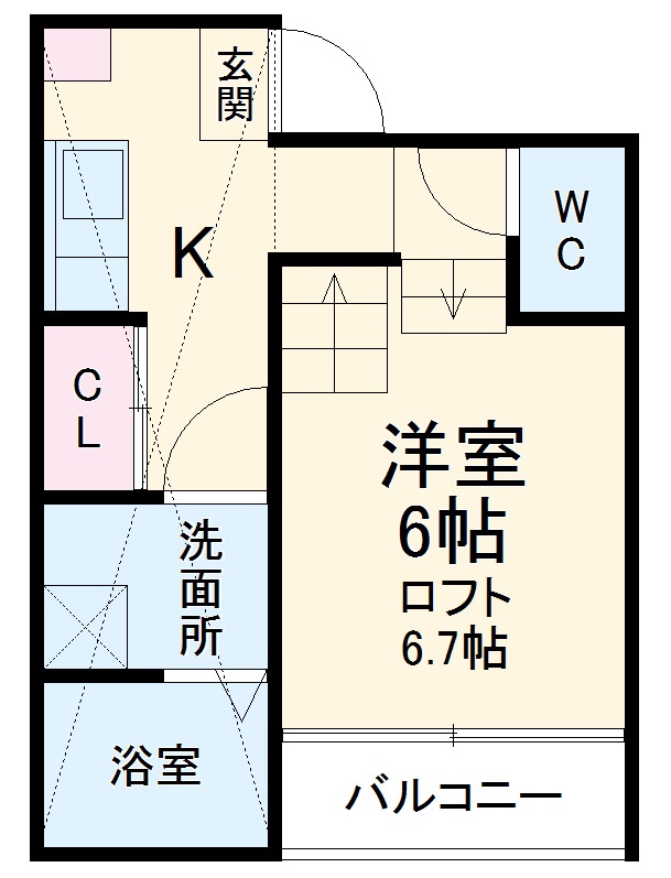 ＨＡＬ　ＦＬＡＴＳの間取り