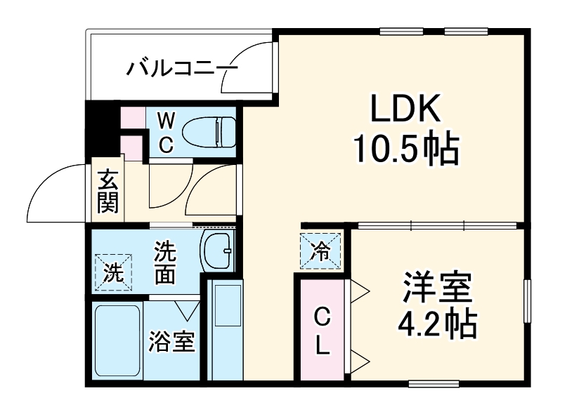 Cherim 庄内通の間取り