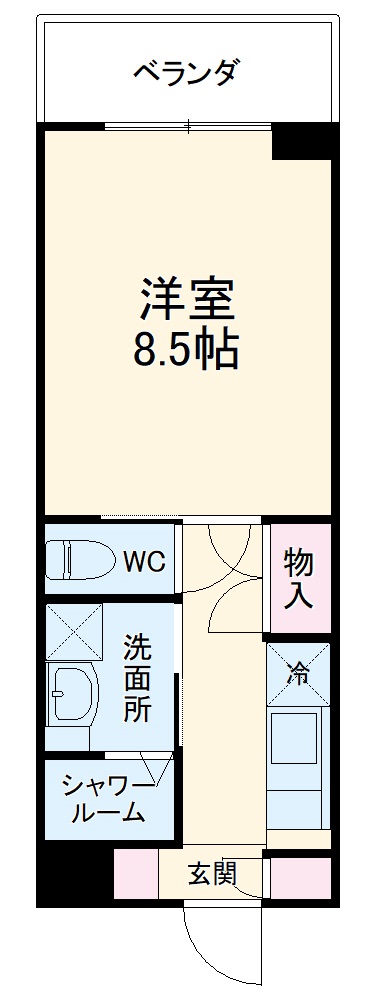 メゾネトフレイズⅡの間取り