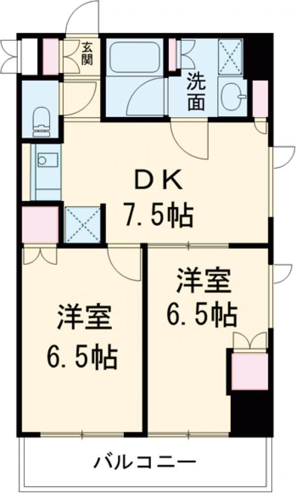 ルーブル西新井の間取り