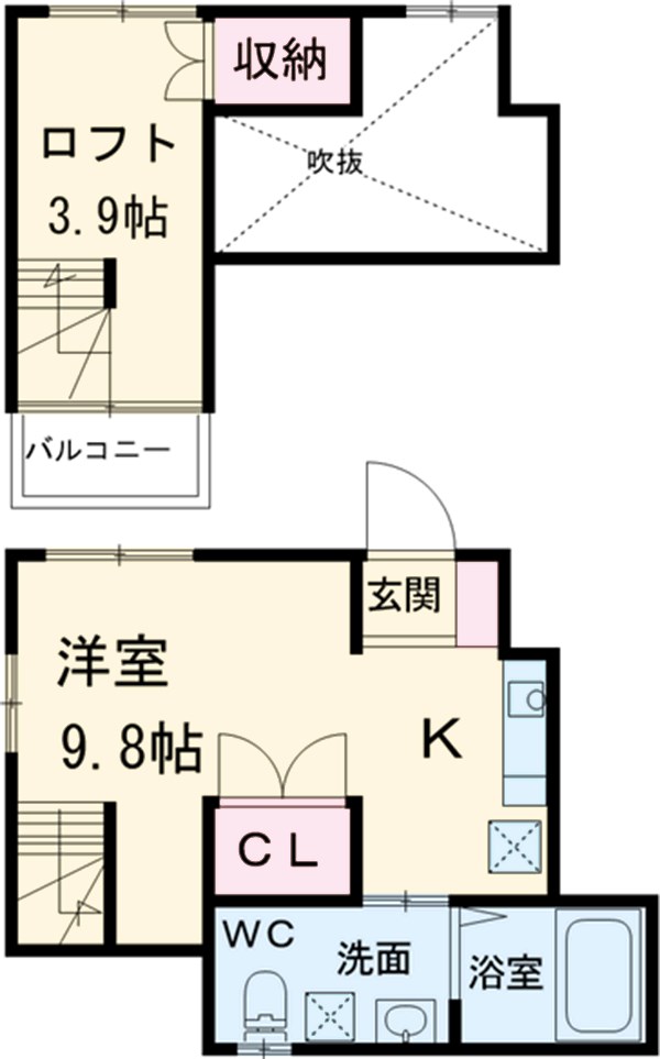 VenusーⅢの間取り
