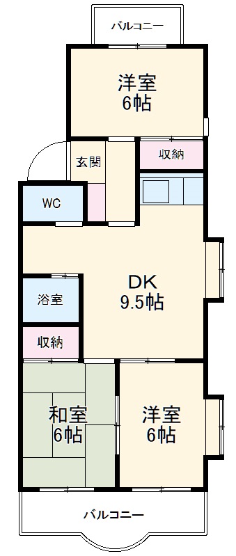 第一早川ビルの間取り