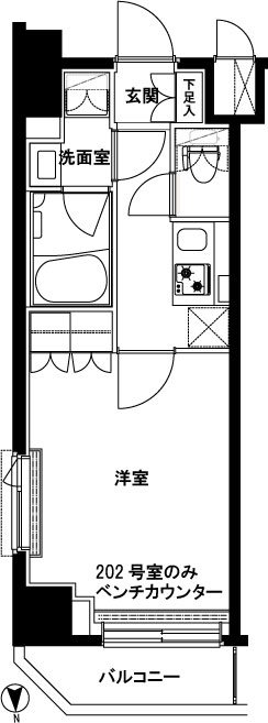 ルーブル西新井の間取り