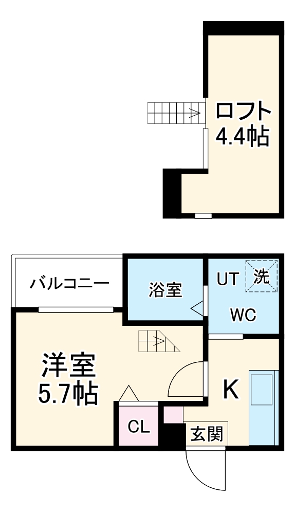 レガーロ中小田井の間取り