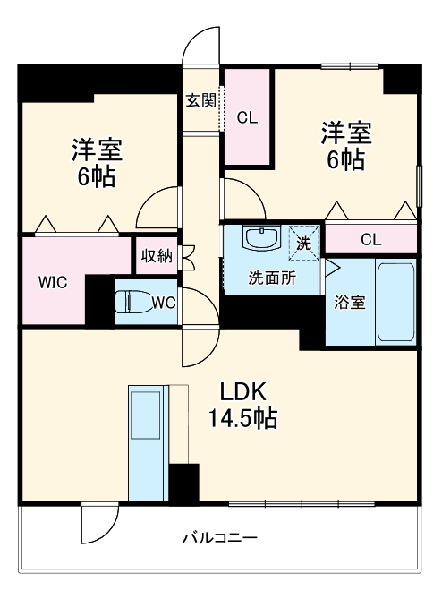 アルバグランデの間取り