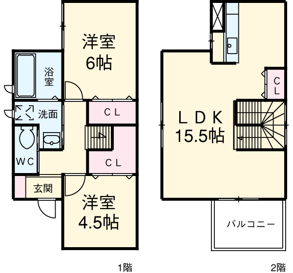 宮東57KODATEXⅢ-Bの間取り