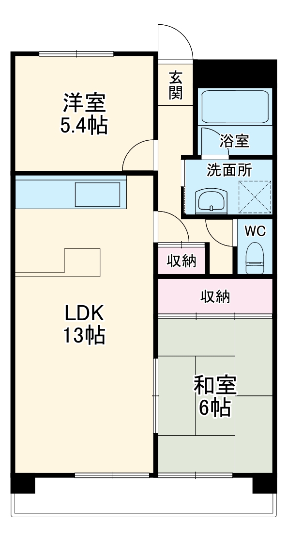 HOUSE A-1の間取り
