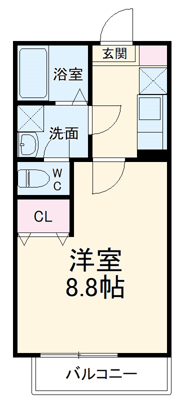 クレフラスト坂井戸の間取り
