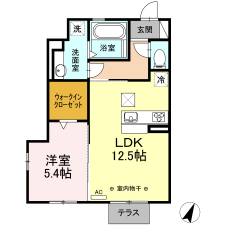 メゾンSakuraⅡの間取り