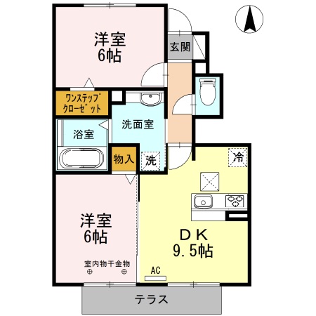 ナッシュビルの間取り