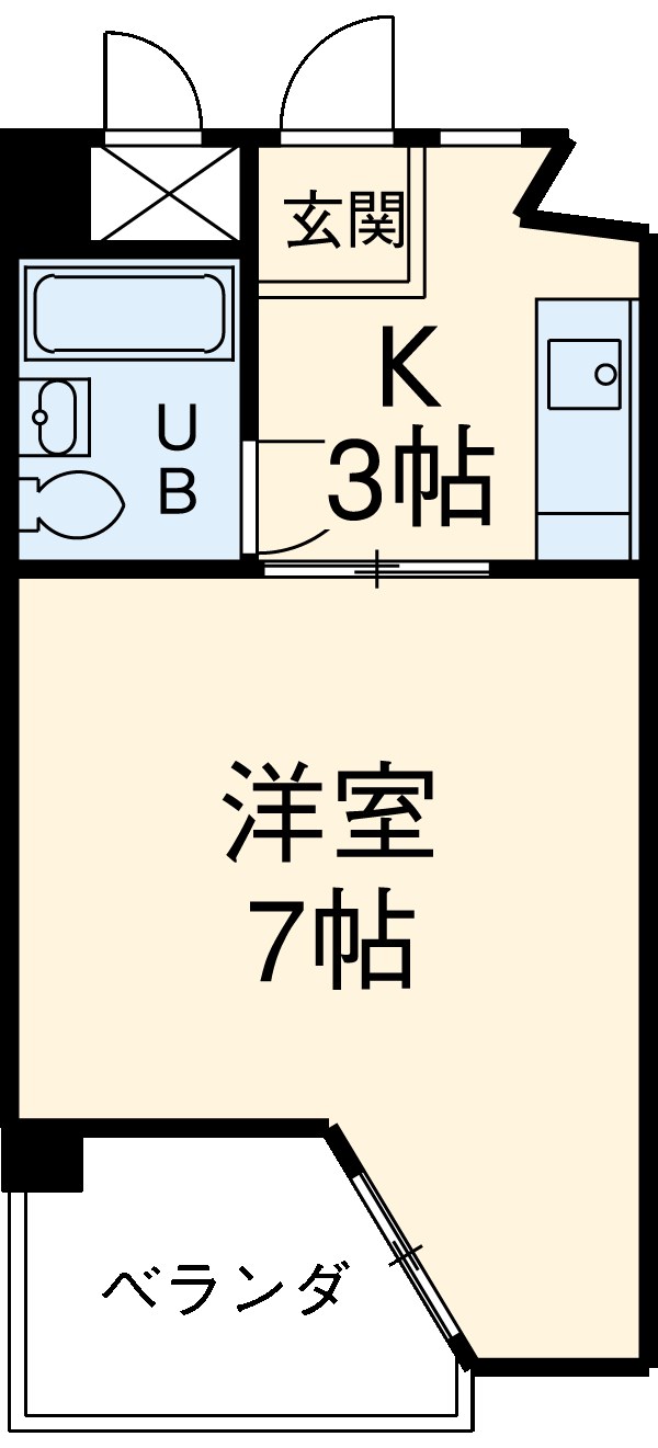 末広ビルの間取り