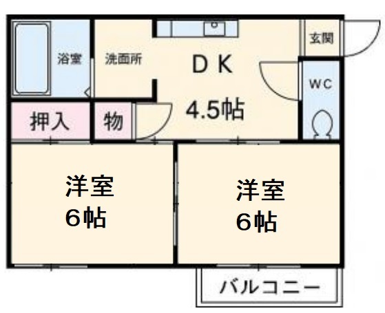 フォーブル伊藤の間取り